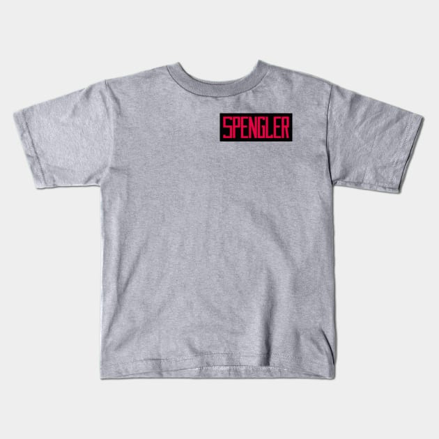 Spengler Name Badge (Ghostbusters) Kids T-Shirt by GraphicGibbon